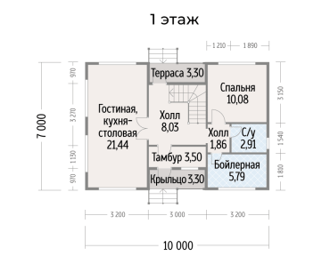Двухэтажный дом Маяковский 140 кв.м.
